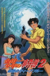 Постер к аниме Дело ведёт юный детектив Киндаити: Бойня в отеле «Синева»