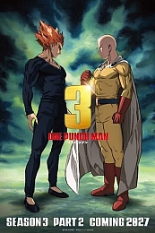 Постер к аниме Ванпанчмен 3 сезон. Часть 2